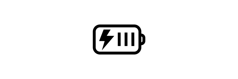 Elektrické MINI Aceman – nabíjení – ikona baterie